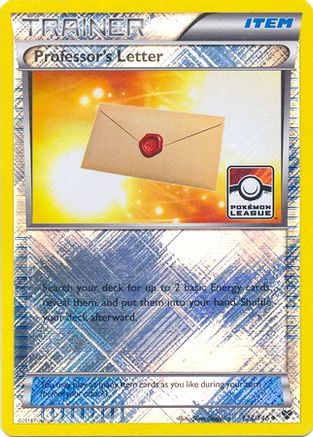 Professor's Letter 123/146 [League & Championship Cards]  - Reverse Holofoil