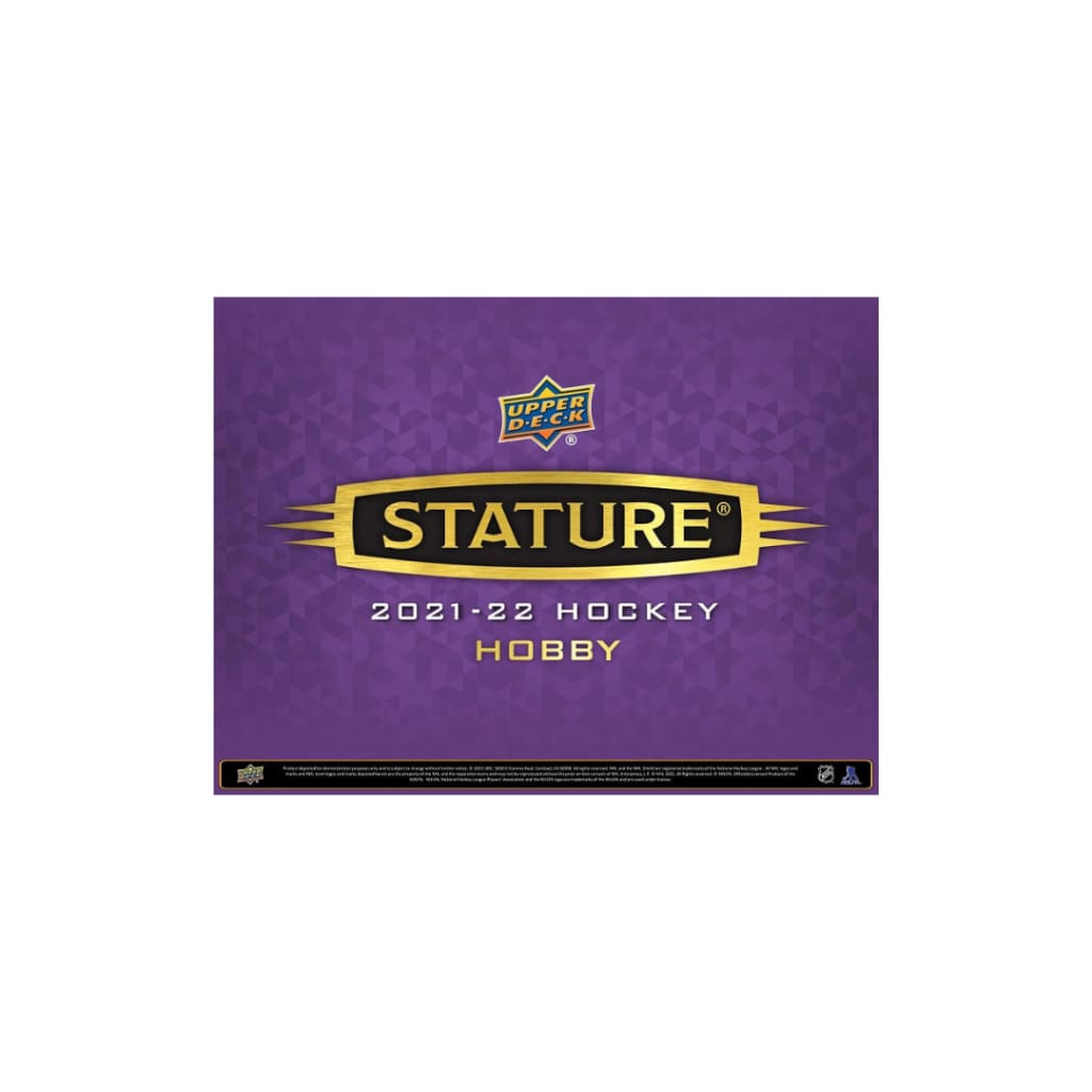 2021-22 Upper Deck Stature Hockey Hobby Box (Pre Order)