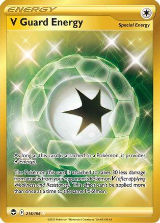 V Guard Energy (Secret) 215/195 [SWSH12 Silver Tempest]  - Holofoil