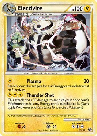 Electivire 020 [Triumphant]  - Reverse Holofoil