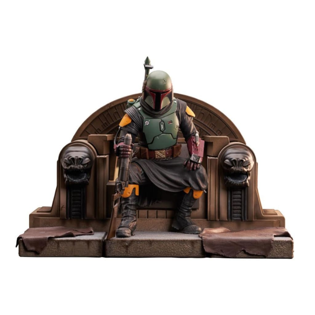 (Pre Order)The Mandalorian Premier Collection Boba Fett on Throne 1/7 Scale Limited Edition Statue